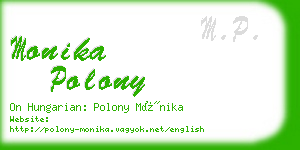 monika polony business card